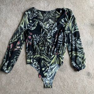 Zara tropical bodysuit